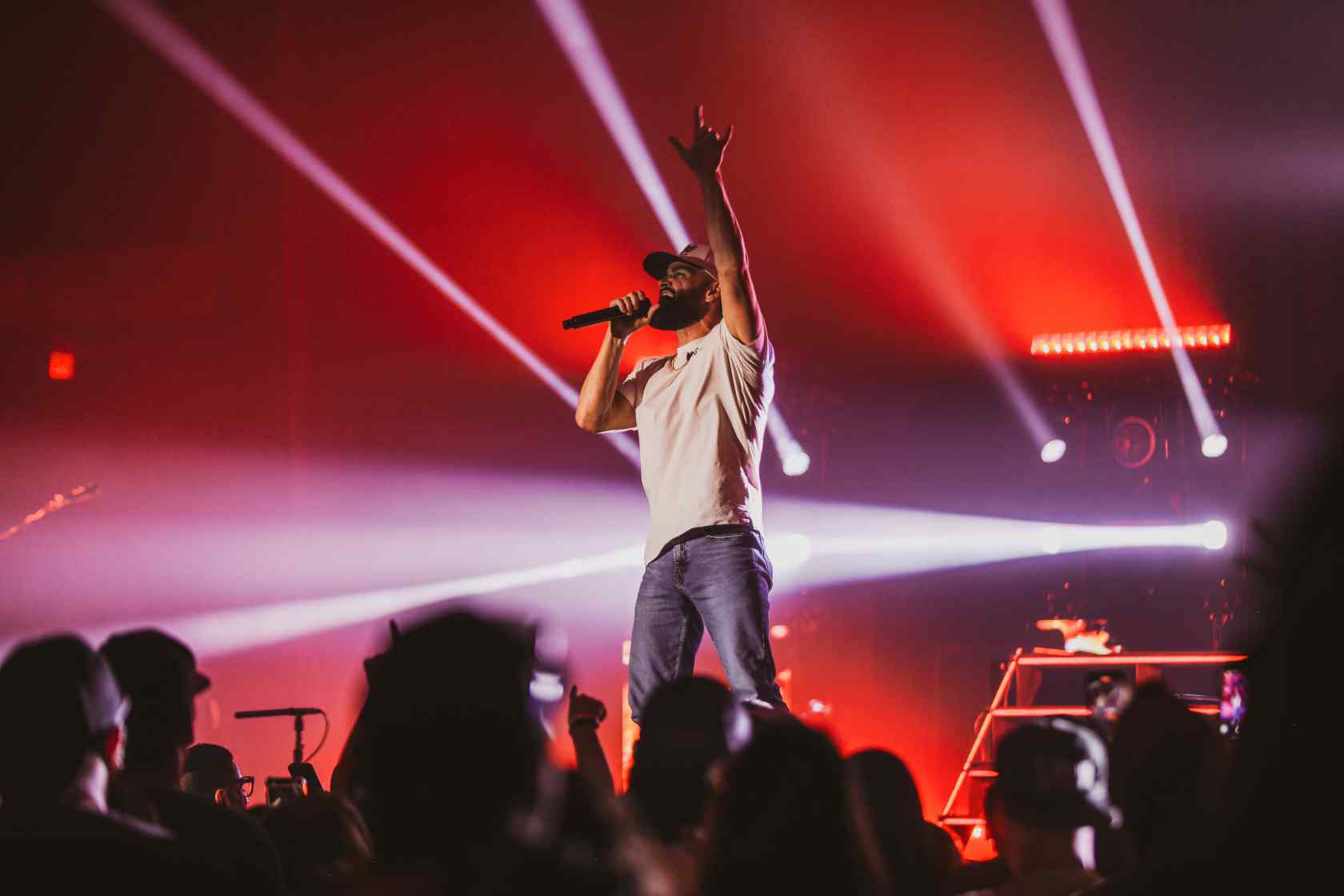 Dylan Scott performing live at Springtime Tallahassee Music Festival